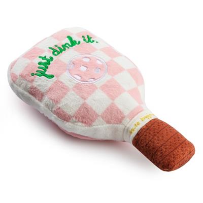 Pink Checker Pickleball Paddle Toy