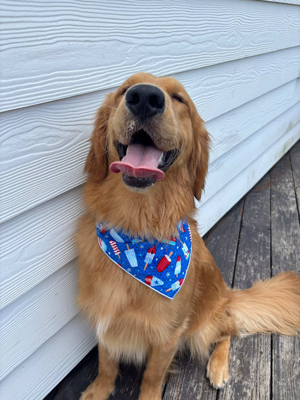 Patriotic Ice Cream Bandana